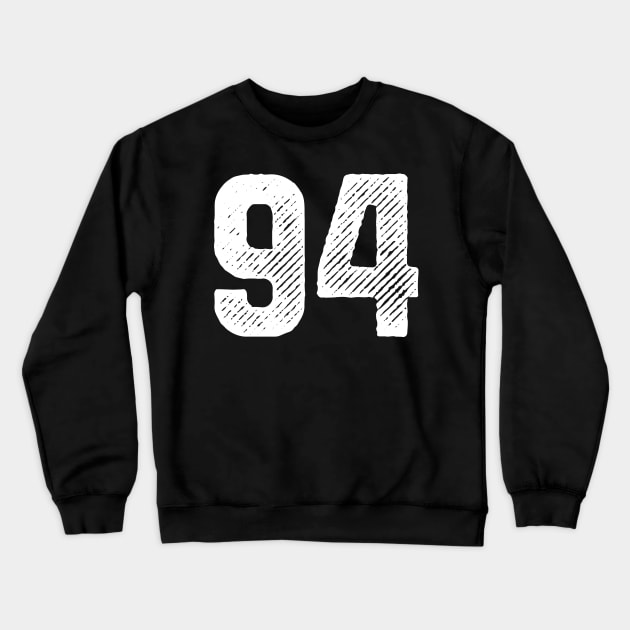 Ninety Four 94 Crewneck Sweatshirt by colorsplash